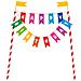 Decorazione Per Torte Happy Birthday Taglia Unica - Foto miniatura 1