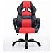Poltrona Gaming Ufficio Pedro XL - Sedia Racing Imbottita in Similpelle - Poltrona Sport Regolabile e Reclinabile - Carico Max 150 kg Nero Rosso - Foto miniatura 2