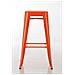 Set 2 Sgabelli Bar Joshua in Metallo I Coppia Sgabelli Industriali Scandinavian Senza Schienale Impilabili I 2 Sgabelli da Bancone H 77 cm Arancione - Foto miniatura 1