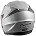 Casco Jet Moto Scooter Omologato Ece 22-05 Visiera Parasole Antigraffio Argento S - Foto miniatura 3