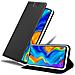 Custodia Libro Per Huawei P30 Lite In Classy Nero - Con Vani Di Carte, Funzione Stand E Chiusura Magnetica - Portafoglio Cover Case Wallet Book Etui Protezione - Foto miniatura 1