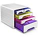 Cassettiera Da Scrivania Smoove 360x288x271 Mm Bianco 5 Cassetti Misti 1072130931 - Foto miniatura 1