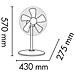 Ventilatore da Tavolo Tablo Evo Diametro 40 cm Colore Nero - Foto miniatura 5