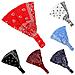 6 Pezzi Paisley Bandana Fascia Per Le Donne Con Elastico Yoga Archetto Regolabile Turbante Headwrap - Foto miniatura 1