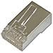 Connettore Plug 8 Poli Schermato Cat. 6 Rj45 Con Inseritore per Cavo Rete Flessibile - Foto miniatura 1