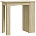 Tavolo Bar con Ripiani Rovere Sonoma 102x50x103,5 cm Truciolato - Foto miniatura 2