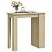 Tavolo Bar con Ripiani Rovere Sonoma 102x50x103,5 cm Truciolato - Foto miniatura 3