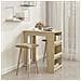 Tavolo Bar con Ripiani Rovere Sonoma 102x50x103,5 cm Truciolato - Foto miniatura 1