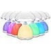 Lampada Led Luce Bianca 7 Colori Rgb. Cromoterapia Lume Lumetto Da Comodino - Foto miniatura 2