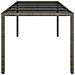 Tavolo Giardino Grigio 250x100x75cm Vetro Temperato Polyrattan - Foto miniatura 3