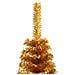 Albero di Natale Artificiale a Metà con Supporto Oro 180 cm PET - Foto miniatura 6