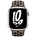 Cinturino 41mm Olive Grey /Black Nike Sport Band - Foto miniatura 3