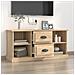 Mobile Porta Tv Rovere Sonoma 99,5x35,5x48 Cm Legno Multistrato - Foto miniatura 3