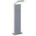 Piantana Contemporanea Style Alluminio Grigio Led 9w 4000k Ip54 - Foto miniatura 1