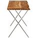 Panca Con Bordi Vivi 105 Cm In Legno Massello Di Acacia - Foto miniatura 3