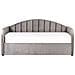 Letto Estraibile Velluto Eyburie 90 X 200 Cm Grigio - Foto miniatura 2