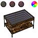 Tavolino Da Salotto Con Led Infinity Rovere Fumo 70x50x38 Cm - Foto miniatura 2