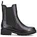 Black Casual Closed Booties Stivaletti Pelle Scarpe Donna Nero Eu 36, D8694-00 - Foto miniatura 1