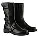 Billie Booties Stivaletti Pelle Scarpe Donna Nero Eu 38, 8-101923 0100 - Foto miniatura 1