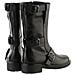 Billie Booties Stivaletti Pelle Scarpe Donna Nero Eu 38, 8-101923 0100 - Foto miniatura 3