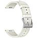 Cinturino Per Orologio In Vera Pelle Per Samsung Watch 4 5 6 7 White - Foto miniatura 2
