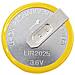 Lir2025 Batteria 3,6v Bottone Pila Da Saldare 180° Compatibile Con Bmw - Foto miniatura 2