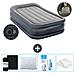 Set Materassino Gonfiabile - 191x99x42 Cm - Grigio - Include Accessori Coordinati - Foto miniatura 1