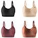Reggiseno Da Allattamento Confezione Da 4 - Nero, Beige, Rosso Vino, Caffè Xxl - Foto miniatura 1