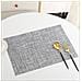 Set Di 6 Tovagliette In Pvc - 30x45cm - Blu E Bianco: Protezione E Stile Per La Tua Tavola Silver+white - Foto miniatura 3