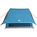 Tenda Familiare A-Frame 7 Persone Blu Impermeabile - Foto miniatura 5