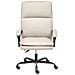 Poltrona Da Scrivania Serene Pelle Sintetica Beige Chiaro - Foto miniatura 5