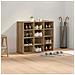 Scarpiera con lo scaffale rovere artigianale 77.5 x 30 x 67 cm - Foto miniatura 4