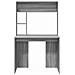 Scrivania Grigio sonoma 91 x 50 x 149 cm Legno multistrato - Foto miniatura 4