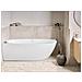 Vasca Da Bagno Angolare Parnaiba Lato Destro 170 X 80 Cm Bianco - Foto miniatura 1
