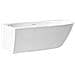 Vasca Da Bagno Angolare Parnaiba Lato Destro 170 X 80 Cm Bianco - Foto miniatura 3