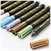Pennarelli Metallici - Set Da 10 Colori A Base D'acqua Per Arte E Artigianato Fai Da Te - Foto miniatura 3