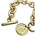Bracciale A Catena Con Moneta Antica Camp In Oro - Foto miniatura 2