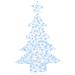 Albero di Natale con 100 LED Bianco freddo 120 cm Acrilico - Foto miniatura 2