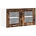 Armadio pensile Riga Rovere Affumicato e Bianco 80 x 31 x 40 cm - Foto miniatura 1