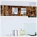 Armadio pensile Riga Rovere Affumicato e Bianco 80 x 31 x 40 cm - Foto miniatura 2