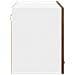 Armadio pensile Riga Rovere Affumicato e Bianco 80 x 31 x 40 cm - Foto miniatura 7