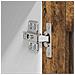 Armadio pensile Riga Rovere Affumicato e Bianco 80 x 31 x 40 cm - Foto miniatura 9
