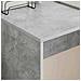 Scrivania Grigio cemento 109 x 50 x 78 cm Legno multistrato - Foto miniatura 4