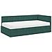 Struttura Letto Angolare con Materasso 2 pcs Verde Velluto - Foto miniatura 4