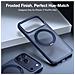 Cover per iPhone 17 Pro Max - TPU+PC, Blu Oscuro, Con Soporte - Foto miniatura 3