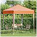 Tenda per feste a pop-up 195 x 195 x 245 cm Arancione - Foto miniatura 3