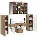 Set di mobili per il bagno 6 pcs Rovere Artigianale - Foto miniatura 2