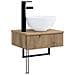 Set di mobili per il bagno 6 pcs Rovere Artigianale - Foto miniatura 3