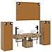 Set di mobili per il bagno 6 pcs Rovere Artigianale - Foto miniatura 7