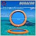 Amaca gonfiabile per acqua, Ø245 cm x 12 cm spessore, Piattaforma galleggiante per piscina e lago, Completa di pompa e accessori - Foto miniatura 4